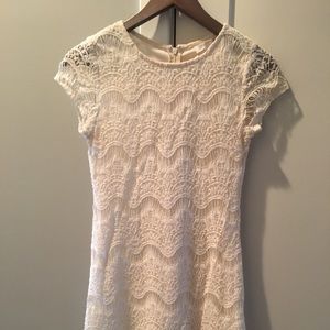White lace dress